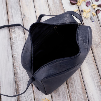 TOREBECZKA DAMSKA SKÓRZANA NA RAMIĘ GRANATOWA PAOLO PERUZZI IN-62-DB