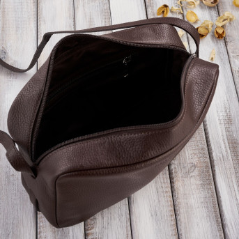 LISTONOSZKA DAMSKA SKÓRZANA NA RAMIĘ BRĄZOWA PAOLO PERUZZI IN-62-BR