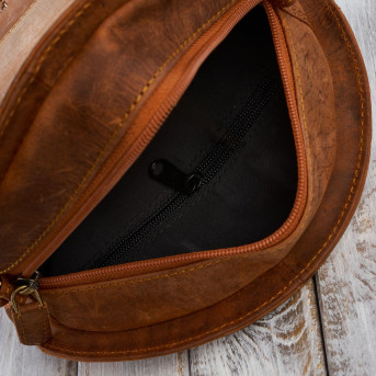 Torebka damska mała T-92-OR torebka damska skórzana na ramię Paolo Peruzzi