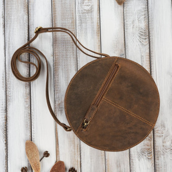 Torebka damska mała T-92-LB torebka damska skórzana na ramię Paolo Peruzzi