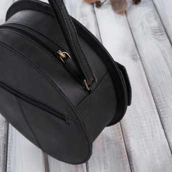 Torebka damska mała T-92-HBL torebka damska skórzana na ramię Paolo Peruzzi