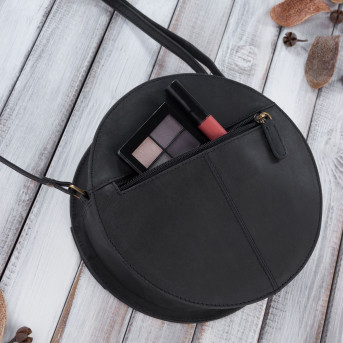 Torebka damska mała T-92-HBL torebka damska skórzana na ramię Paolo Peruzzi