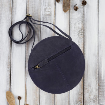 Torebka damska mała T-92-DB torebka damska skórzana na ramię Paolo Peruzzi