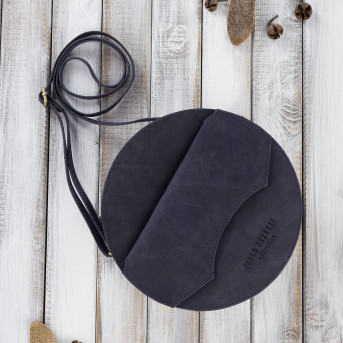 Torebka damska mała T-92-DB torebka damska skórzana na ramię Paolo Peruzzi