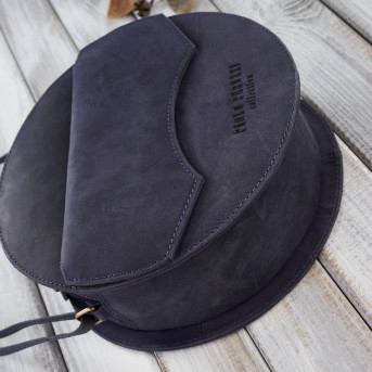 Torebka damska mała T-92-DB torebka damska skórzana na ramię Paolo Peruzzi