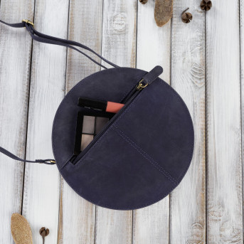 Torebka damska mała T-92-DB torebka damska skórzana na ramię Paolo Peruzzi