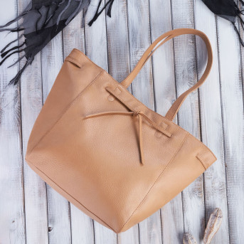 TORBA SHOPPER SKÓRZANA DAMSKA NA RAMIĘ PAOLO PERUZZI IN-64-CG