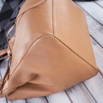 TORBA SHOPPER SKÓRZANA DAMSKA NA RAMIĘ PAOLO PERUZZI IN-64-CG