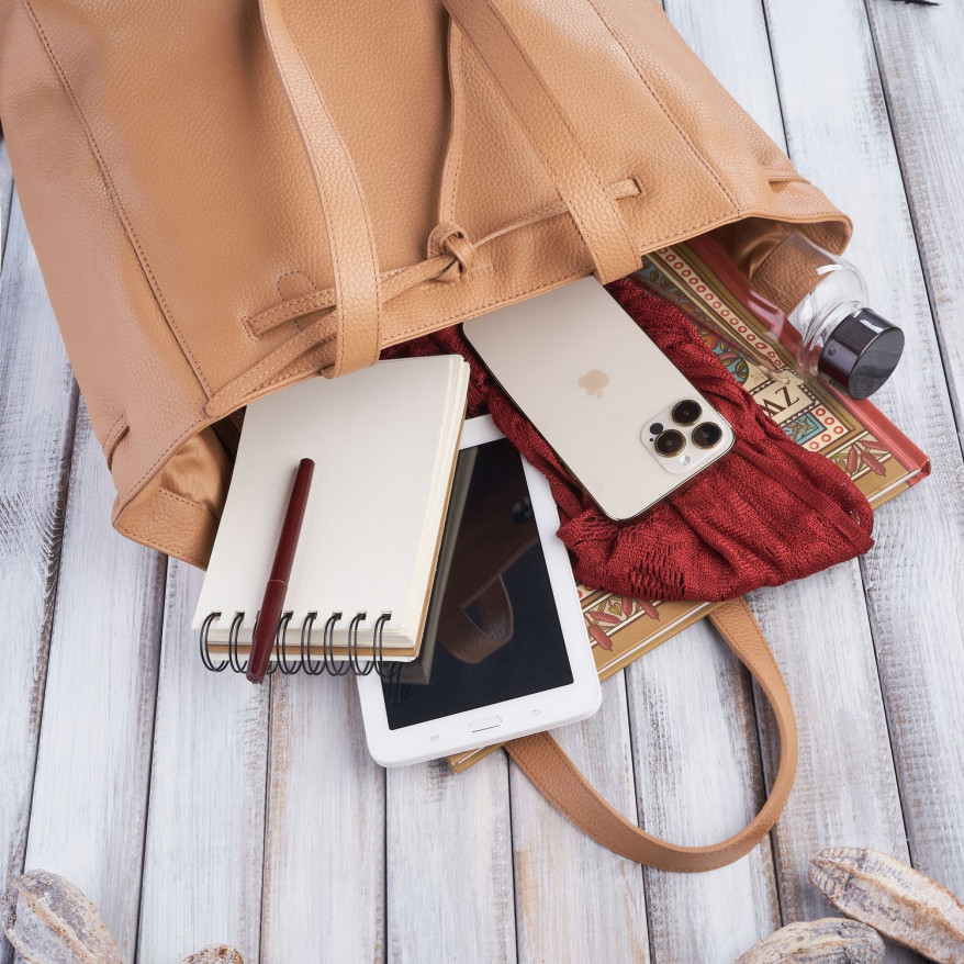 TORBA SHOPPER SKÓRZANA DAMSKA NA RAMIĘ PAOLO PERUZZI IN-64-CG