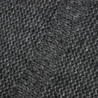 Wełniany szalik damski zimowy szary modny i ciepły D-03-GR