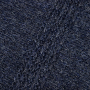 Szalik damski zimowy granatowy wełniany ciepły i uniwersalny D-03-DB