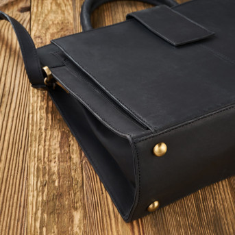 TOREBKA DAMSKA SKÓRZANA, AKTÓWKA DO RĘKI I NA RAMIĘ PAOLO PERUZZI T-94-HBL