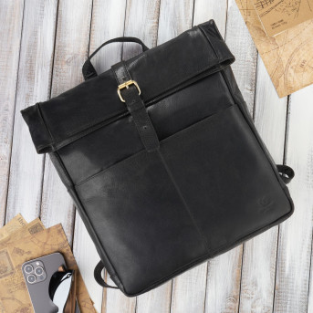 Plecak skórzany premium na laptopa do pracy biznesowy Paolo Peruzzi