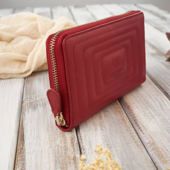 DAMSKI PORTFEL ZE SKÓRY NATURALNEJ KOPERTÓWKA PAOLO PERUZZI AV-05-GR