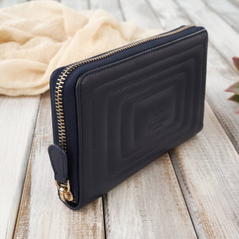 DAMSKI ELEGANCKI SKÓRZANY PORTFEL KOPERTÓWKA PAOLO PERUZZI AV-05-DB