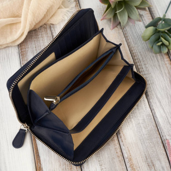 DAMSKI ELEGANCKI SKÓRZANY PORTFEL KOPERTÓWKA PAOLO PERUZZI AV-05-DB