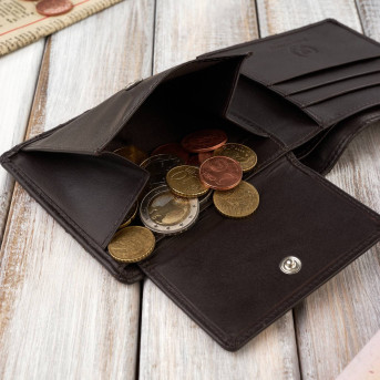 MĘSKI PORTFEL PIKOWANY ZE SKÓRY NATURALNEJ PAOLO PERUZZI AV-06-BL