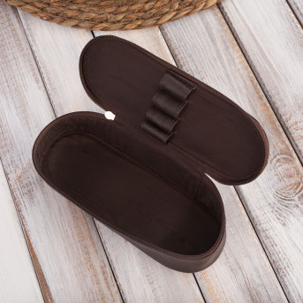 WIELOFUNKCYJNY ORGANIZER SKÓRZANY DAMSKI BRĄZOWY PAOLO PERUZZI T-82-BR