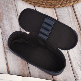 SKÓRZANE ETUI NA OKULARY PIÓRNIK GRANATOWY PAOLO PERUZZI T-82-DB