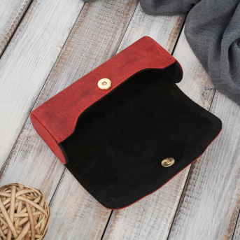 Etui na okulary skórzane sztywne Paolo Peruzzi piórnik na magnes