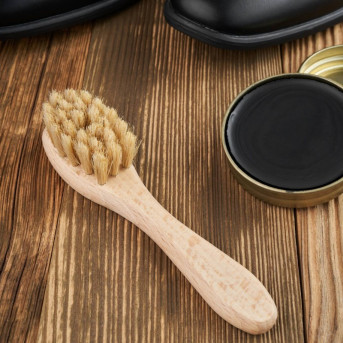 Szczotka do butów mazak drewniana końskie włosie Paolo Peruzzi W-11-MN