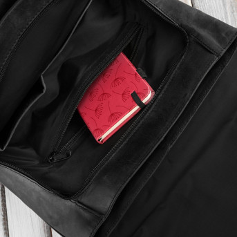 PLECAK DAMSKI SKÓRZANY DUŻY A4 CZARNY VINTAGE PAOLO PERUZZI T-72-HBL