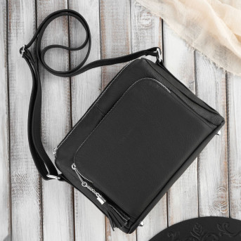 LISTONOSZKA DAMSKA SKÓRZANA NA RAMIĘ PAOLO PERUZZI Z-55-BLS