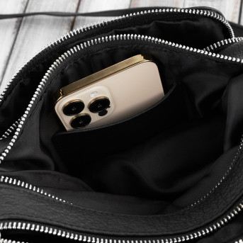 LISTONOSZKA DAMSKA SKÓRZANA NA RAMIĘ PAOLO PERUZZI Z-55-BLS