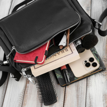 LISTONOSZKA DAMSKA SKÓRZANA NA RAMIĘ PAOLO PERUZZI Z-55-BLS