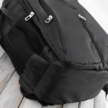 PLECAK MĘSKI WODOODPORNY CZARNY POJEMNY DO PRACY PAOLO PERUZZI T-103-BL