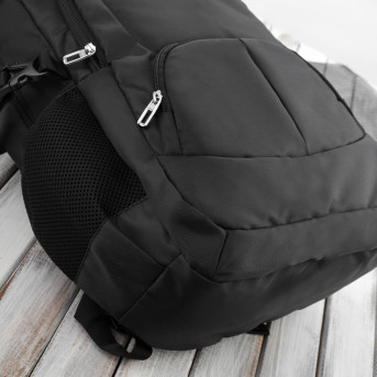 PLECAK MĘSKI NA LAPTOPA WODOODPORNY CZARNY DO PRACY PAOLO PERUZZI T-104-BL