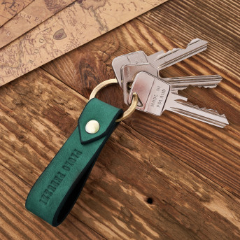 ZESTAW PREZENTOWY DLA KOBIET ZUP-95-GR SKÓRZANY PORTFEL T-05-GR I BRELOCZEK VINTAGE T-87-HGR