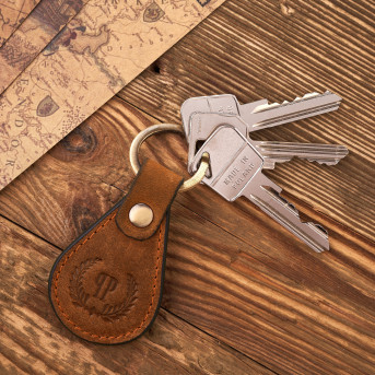 ZESTAW PREZENTOWY ZUP-96-OR SKÓRZANY PORTFEL DAMSKI T-05-OR I BRELOK T-85-HOR