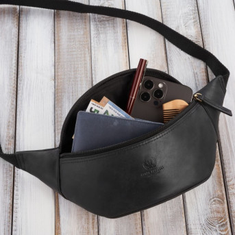 ZESTAW PREZENTOWY ZUP-98-HBL LISTONOSZKA MĘSKA T-91-HBL I SASZETKA T-89-HBL PAOLO PERUZZI