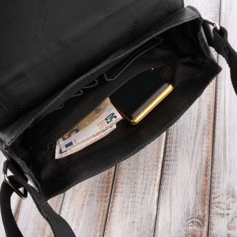 ZESTAW PREZENTOWY ZUP-98-HBL LISTONOSZKA MĘSKA T-91-HBL I SASZETKA T-89-HBL PAOLO PERUZZI