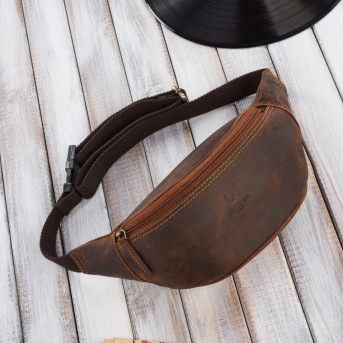 ZESTAW PREZENTOWY ZUP-98-HBR LISTONOSZKA MĘSKA BRĄZOWA T-91-HBR I SASZETKA T-89-HBR PAOLO PERUZZI