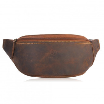 ZESTAW PREZENTOWY ZUP-98-HBR LISTONOSZKA MĘSKA BRĄZOWA T-91-HBR I SASZETKA T-89-HBR PAOLO PERUZZI