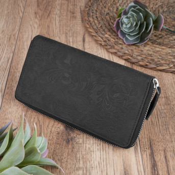 ZESTAW PREZENTOWY DLA KOBIET ZUP-38-BL PORTFEL SKÓRZANY T-08 I ETUI T-51