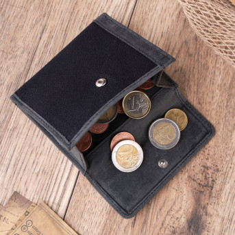 Portfel z zapięciem męski T-04 portfel z materiału męski Paolo Peruzzi