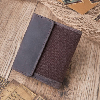 Zestaw prezentowy dla niego: portfel męski i torba na ramię ZUP-06-BR