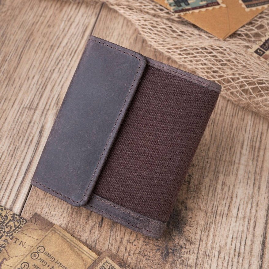 Zestaw prezentowy dla niego: portfel męski i torba na ramię ZUP-06-BR