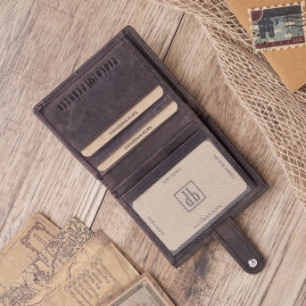 Zestaw prezentowy dla niego: portfel męski i torba na ramię ZUP-06-BR