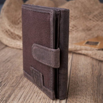 Zestaw prezentowy dla niego: portfel męski i torba na ramię ZUP-06-BR