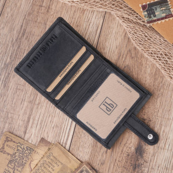 Zestaw prezentowy dla niego: TORBA NA RAMIĘ I PORTFEL SKÓRZANY VINTAGE ZUP-19-BL