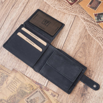 ZESTAW MĘSKI SKÓRZANY TORBA NA RAMIĘ DO PRACY I PORTFEL VINTAGE SKÓRZANY