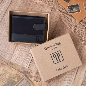 ZESTAW MĘSKI SKÓRZANY TORBA NA RAMIĘ DO PRACY I PORTFEL VINTAGE SKÓRZANY