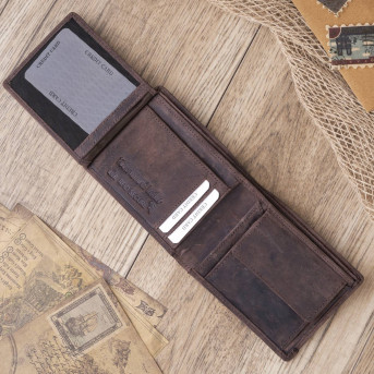 Zestaw męski Paolo Peruzzi skórzany portfel i torba ZUP-08-BR