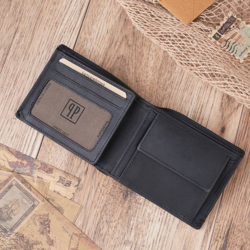 ZESTAW UPOMINKOWY DLA NIEGO TORBA I PORTFEL NA MĘŻCZYZNY ZUP-17-BL