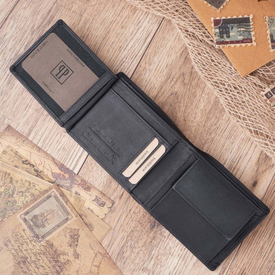 ZESTAW UPOMINKOWY DLA NIEGO TORBA I PORTFEL NA MĘŻCZYZNY ZUP-17-BL