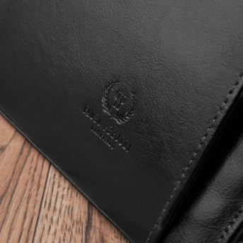 Pojemna skórzana torebka damska biznesowa na ramię i do ręki